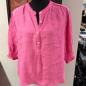 Southern Tide Harlow Pink Women's Top Size  XL